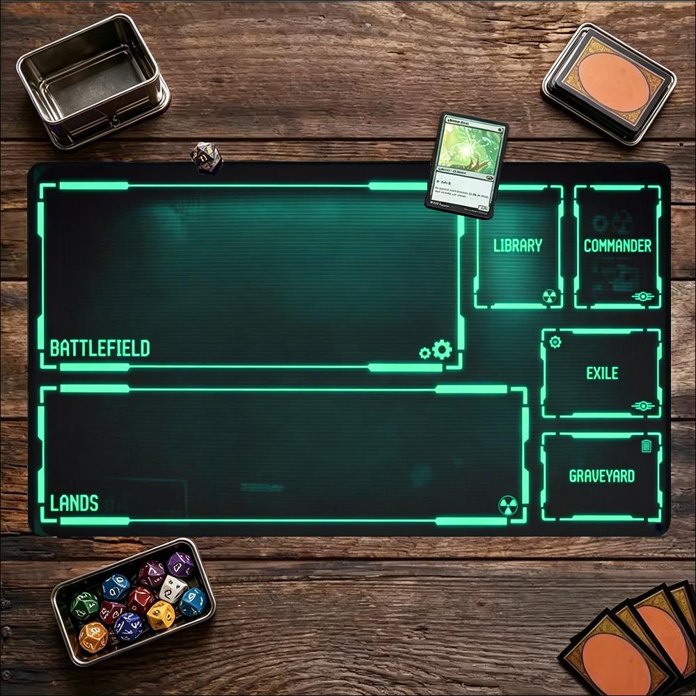 Office Tech For Home - Tappetino da Gioco Grande Neon Tech
