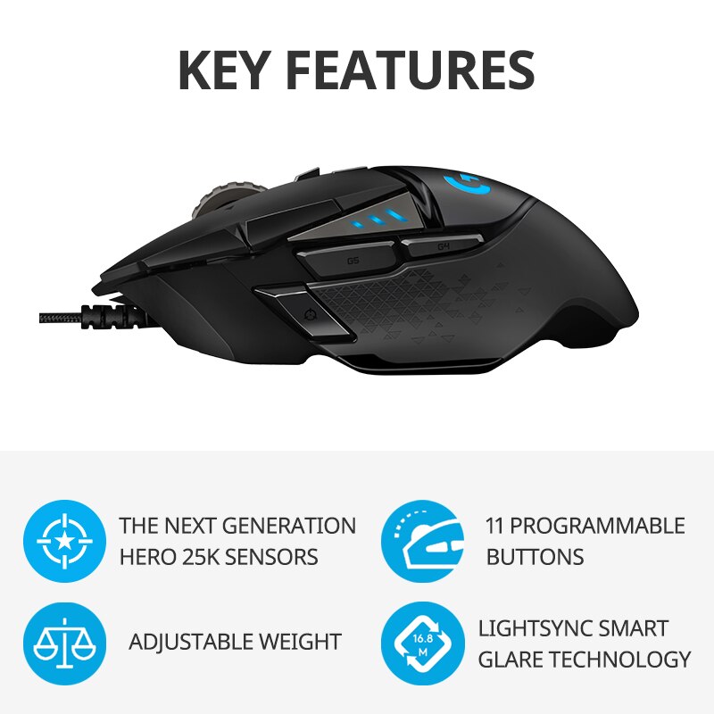 Logitech G502hero Master Mouse - Logitech Mouse G502 recensione e prezzo