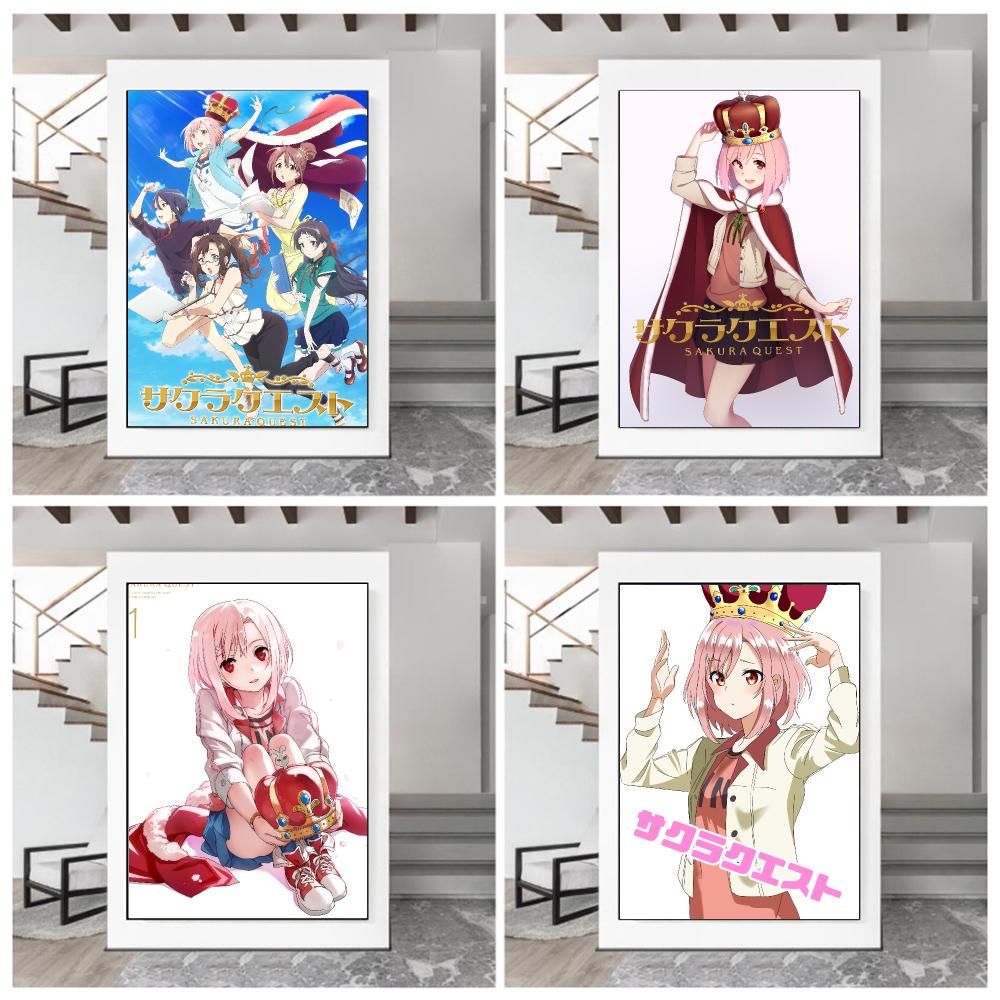 Poster anime S-Sakura Quest-T, - Office Quest recensione e prezzo