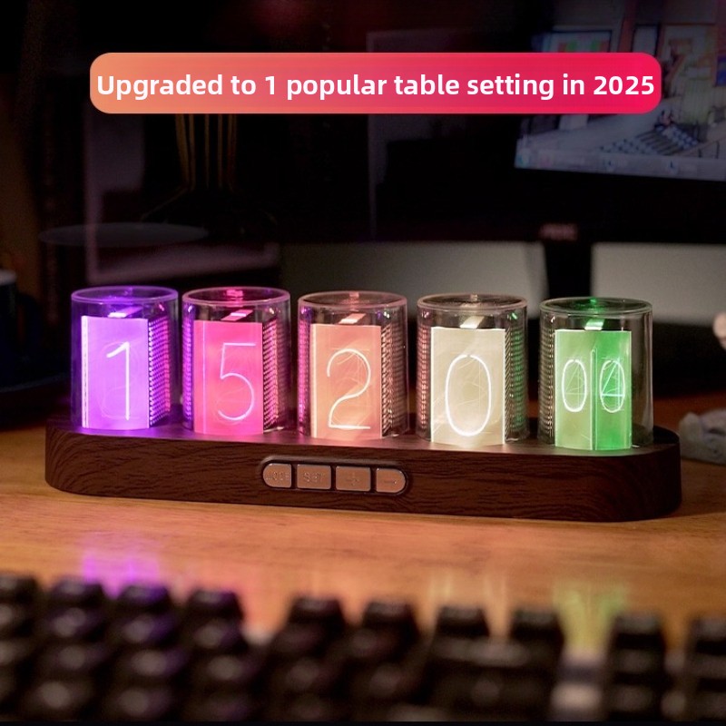 Orologio a tubo LED Nixie RGB  - Office Tech Setup recensione e prezzo