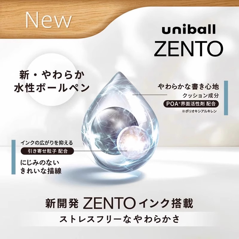 Penna Gel Uni-ball ZENTO 0.38m - Office Tech Essentials recensione e prezzo